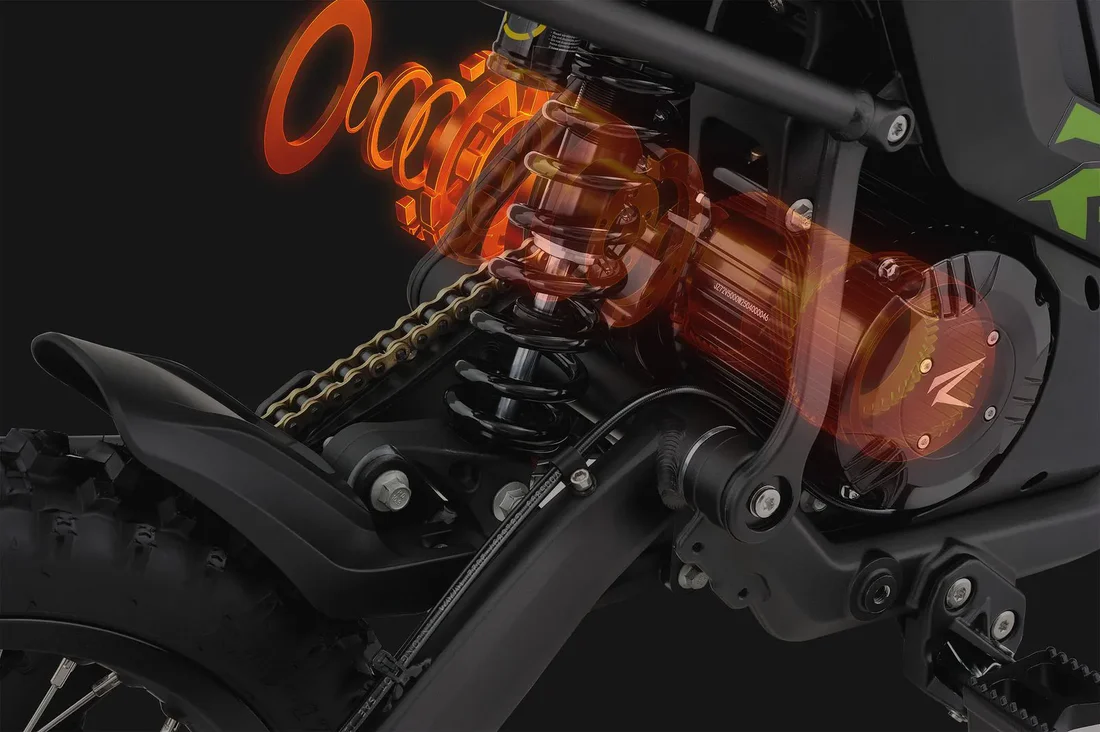 RAWRR Mantis X PRO | 72V 35AH 15KW 65MPH | Off-Road Electric Dirt Bike - Image 6