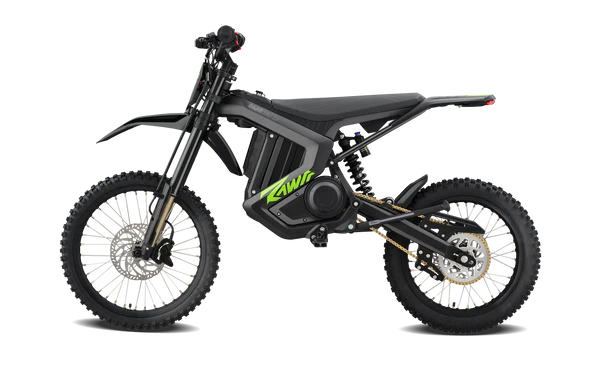 RAWRR Mantis X PRO | 72V 35AH 15KW 65MPH | Off-Road Electric Dirt Bike